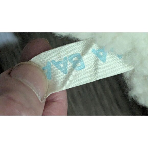 Vintage Russ Baa Baa Plush Lamb Sheep Clomping Rattle Toy 8" White & Brown Soft - Picture 8 of 9